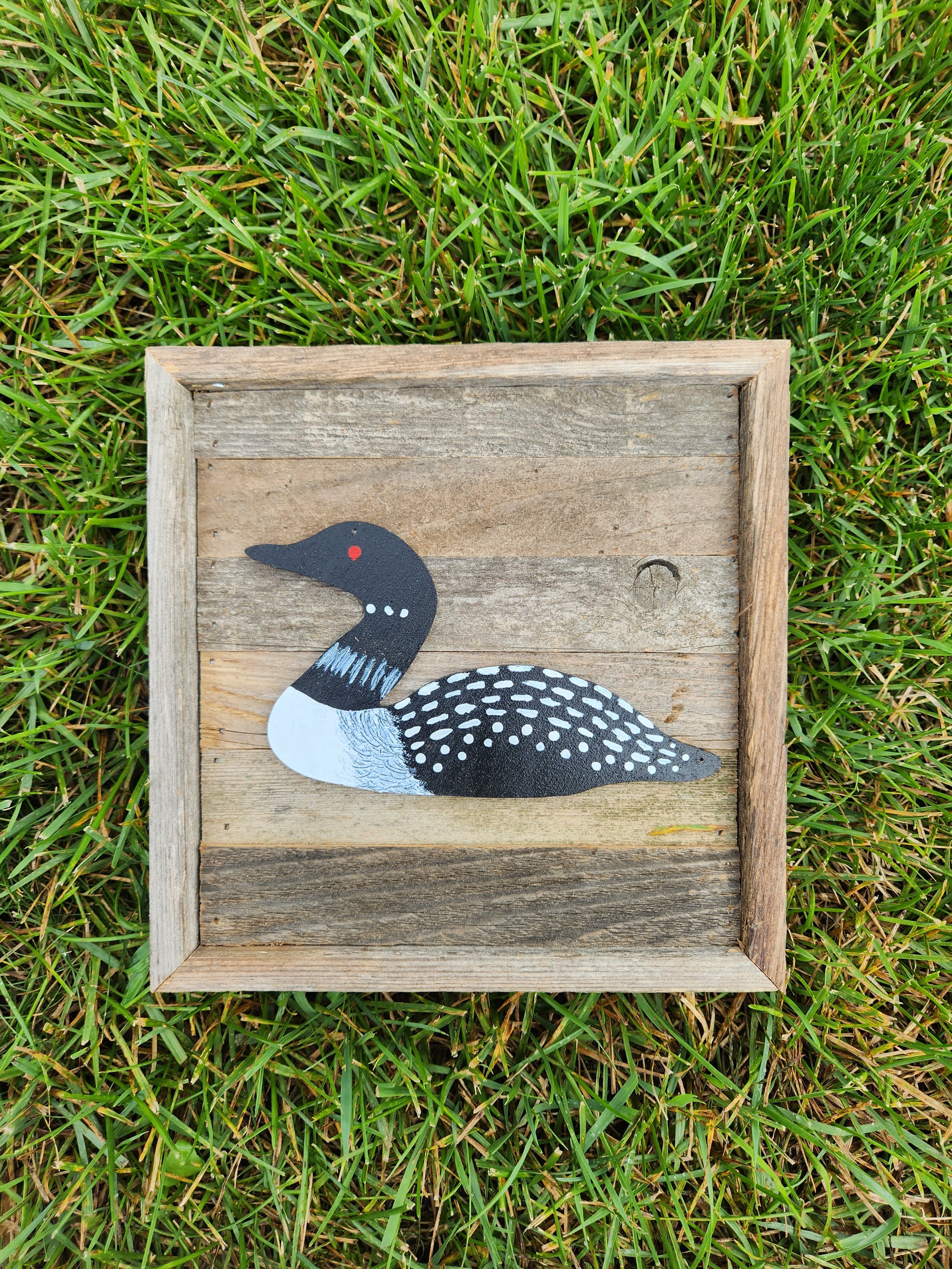 Loon Hand Painted Decor Sign Papa S